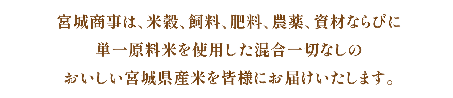 宮城商事株式会社｜お米の卸売販売｜宮城県石巻市